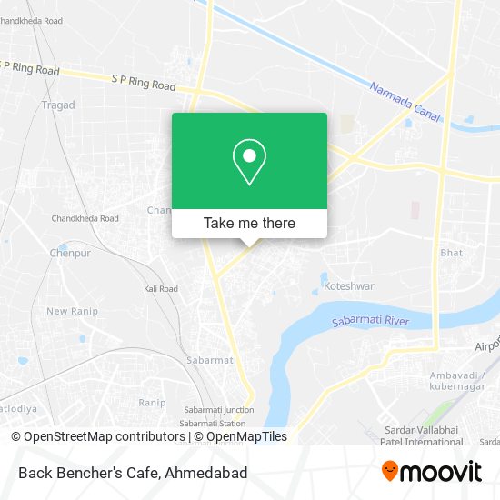 Back Bencher's Cafe map