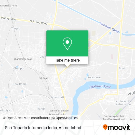 Shri Tripada Infomedia India map