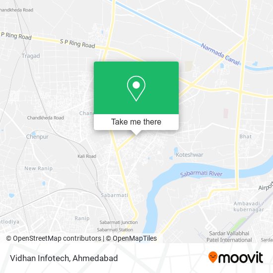 Vidhan Infotech map