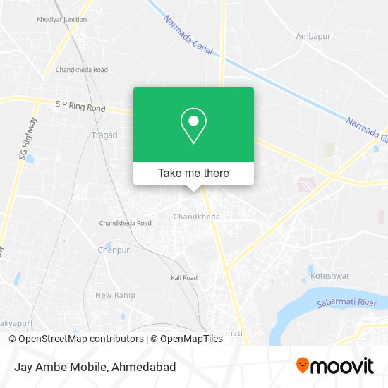 Jay Ambe Mobile map