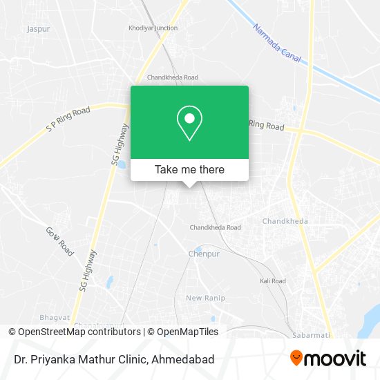 Dr. Priyanka Mathur Clinic map