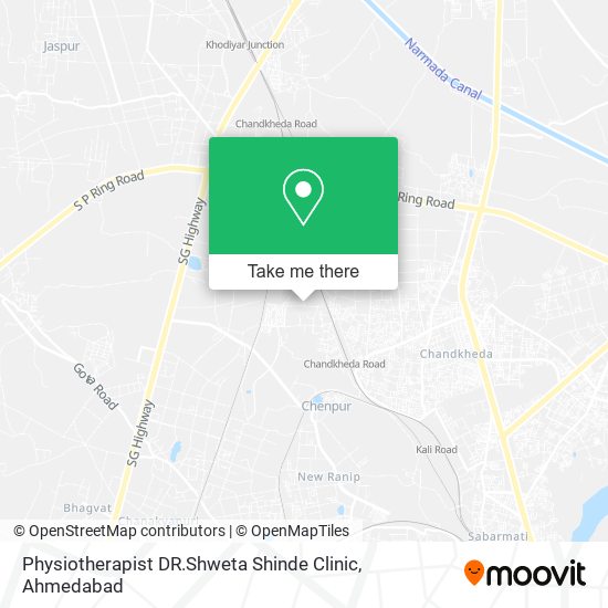 Physiotherapist DR.Shweta Shinde Clinic map