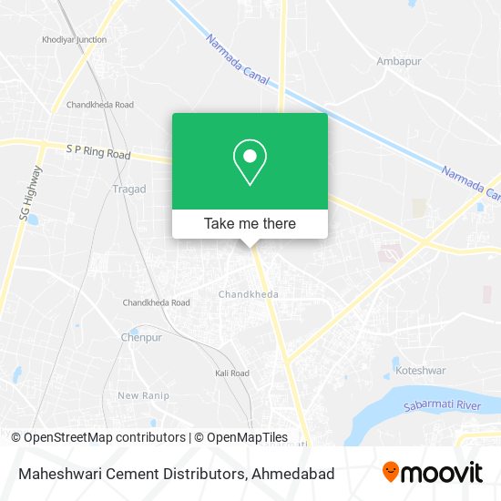 Maheshwari Cement Distributors map