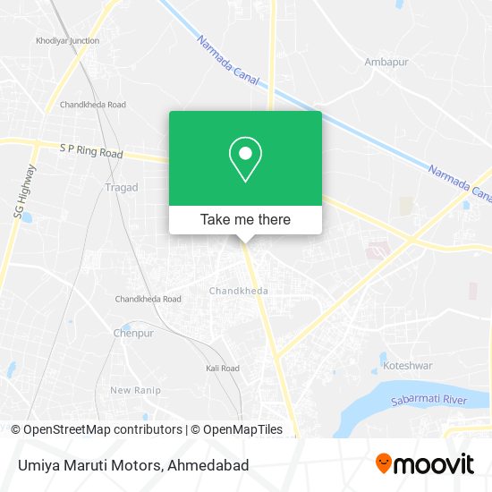 Umiya Maruti Motors map