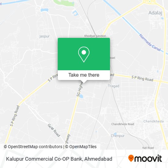 Kalupur Commercial Co-OP Bank map