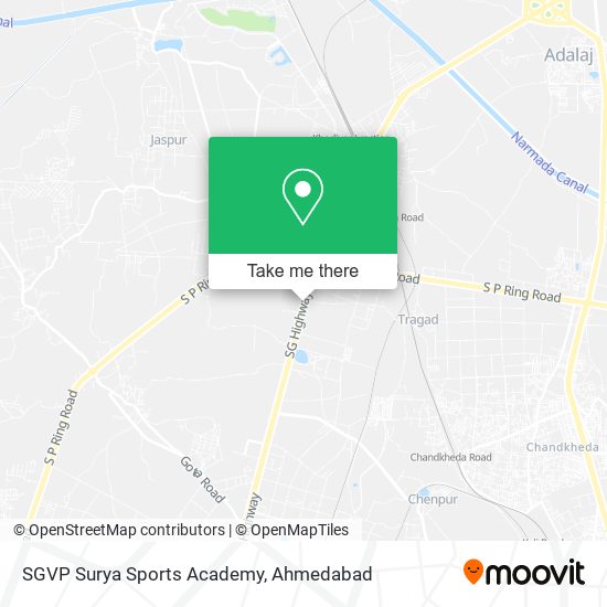 SGVP Surya Sports Academy map