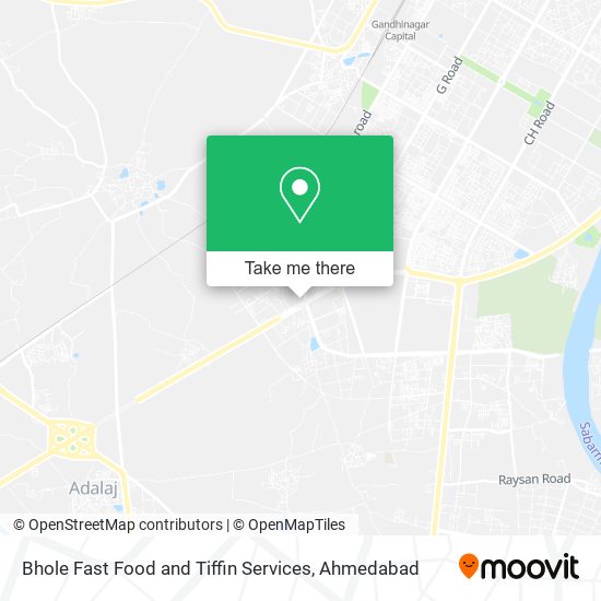 Bhole Fast Food and Tiffin Services map