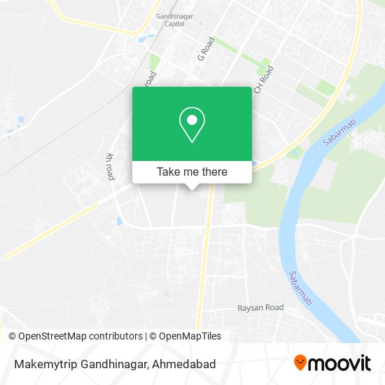Makemytrip Gandhinagar map