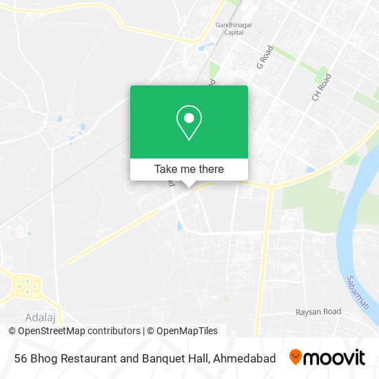 56 Bhog Restaurant and Banquet Hall map