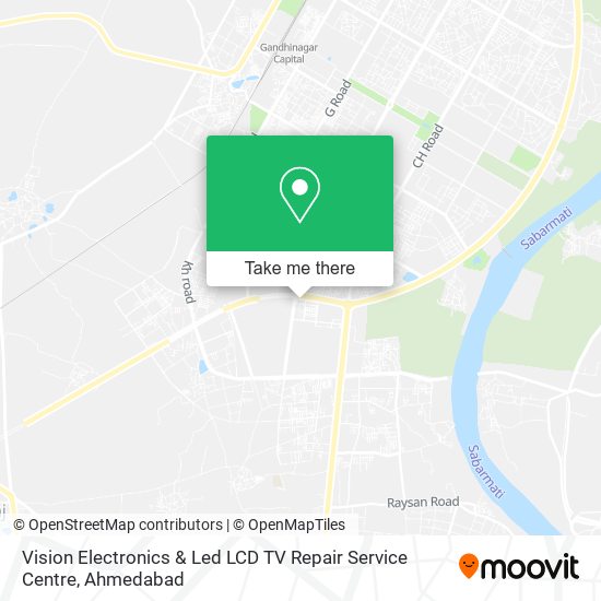 Vision Electronics & Led LCD TV Repair Service Centre map