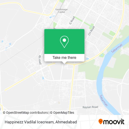 Happinezz Vadilal Icecream map