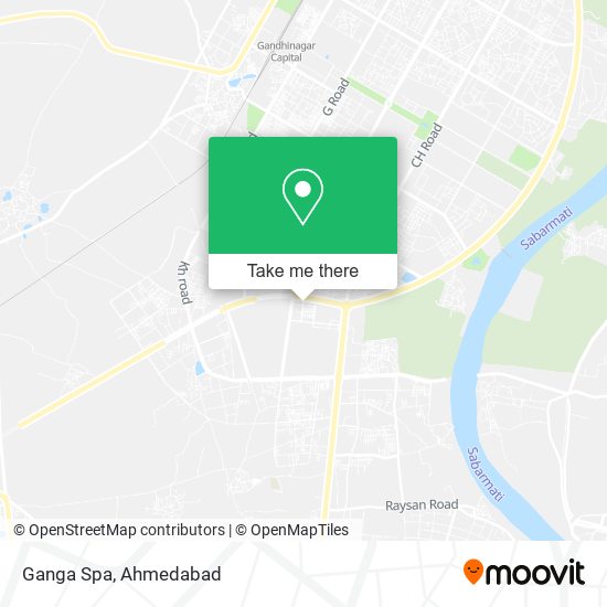 Ganga Spa map