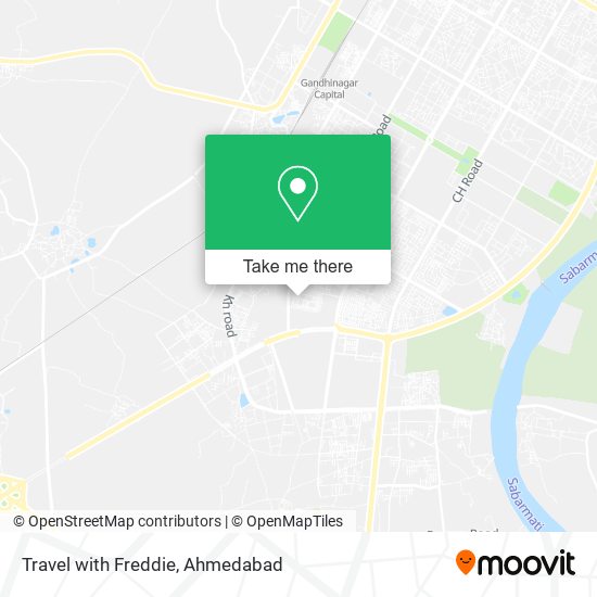 Travel with Freddie map