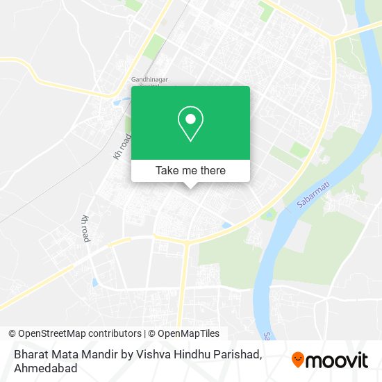 Bharat Mata Mandir by Vishva Hindhu Parishad map