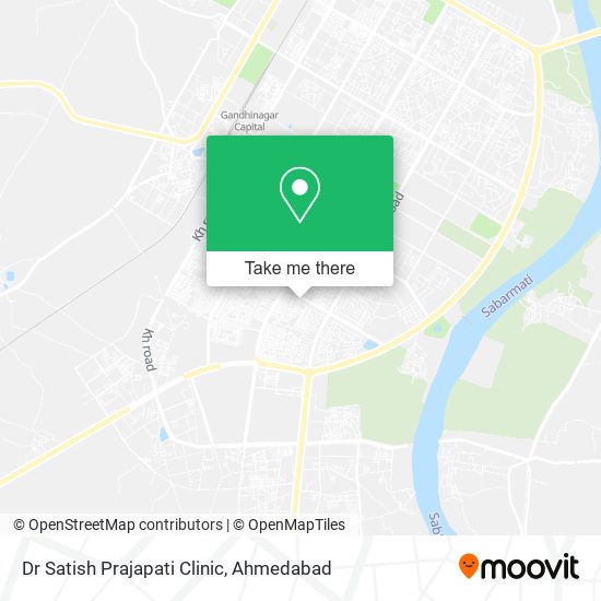 Dr Satish Prajapati Clinic map