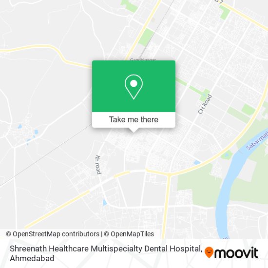 Shreenath Healthcare Multispecialty Dental Hospital map