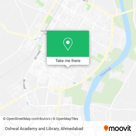 Oshwal Academy and Library map