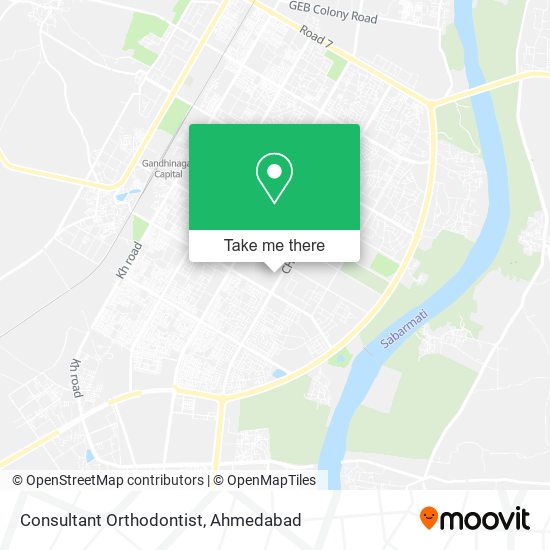 Consultant Orthodontist map