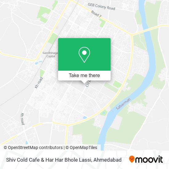 Shiv Cold Cafe & Har Har Bhole Lassi map