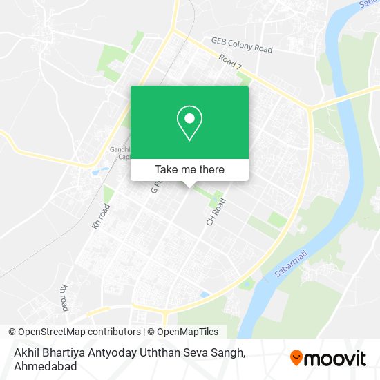 Akhil Bhartiya Antyoday Uththan Seva Sangh map