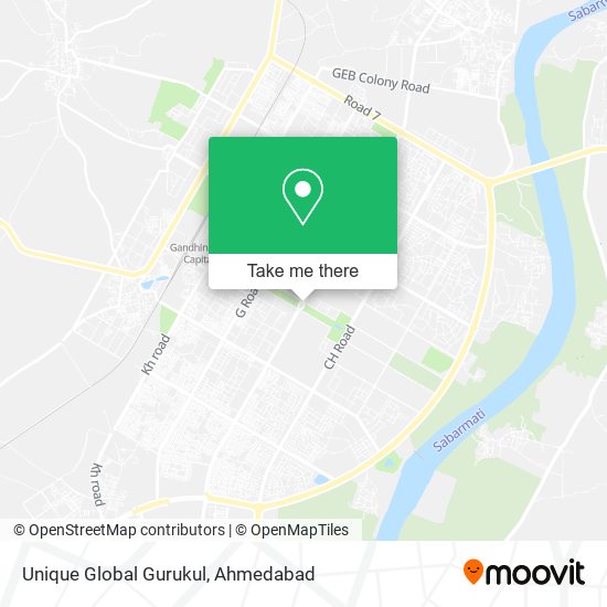 Unique Global Gurukul map