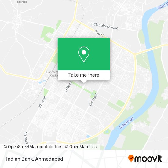 Indian Bank map