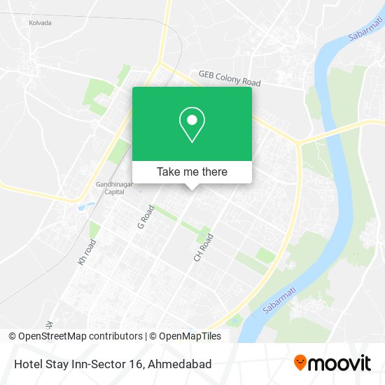 Hotel Stay Inn-Sector 16 map