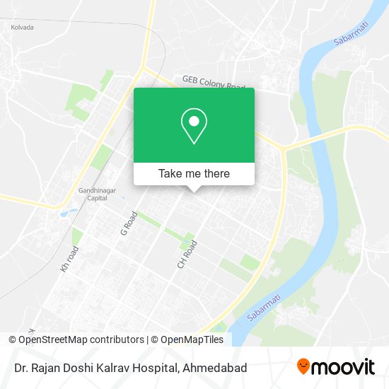 Dr. Rajan Doshi Kalrav Hospital map