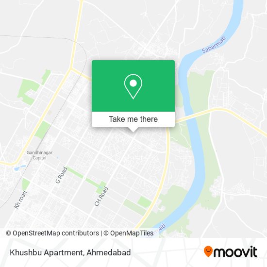 Khushbu Apartment map