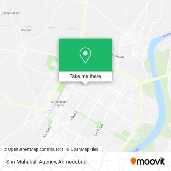 Shri Mahakali Agency map