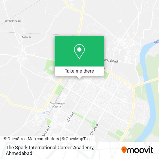 The Spark International Career Academy map