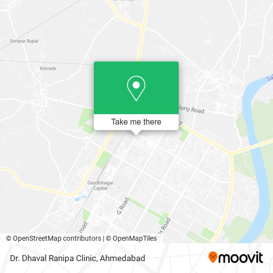 Dr. Dhaval Ranipa Clinic map