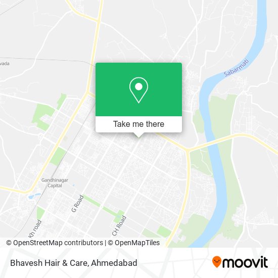 Bhavesh Hair & Care map