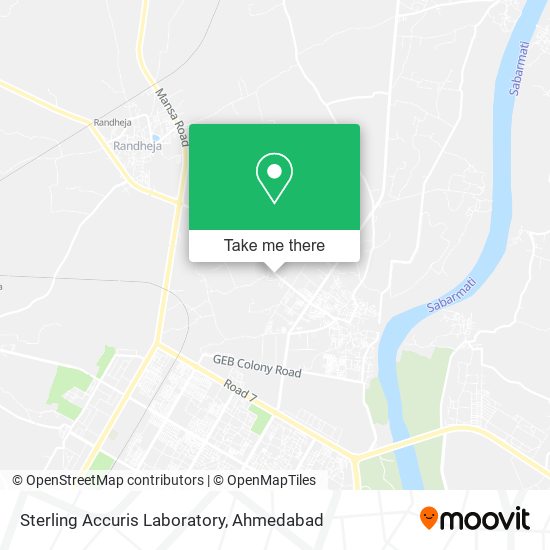 Sterling Accuris Laboratory map
