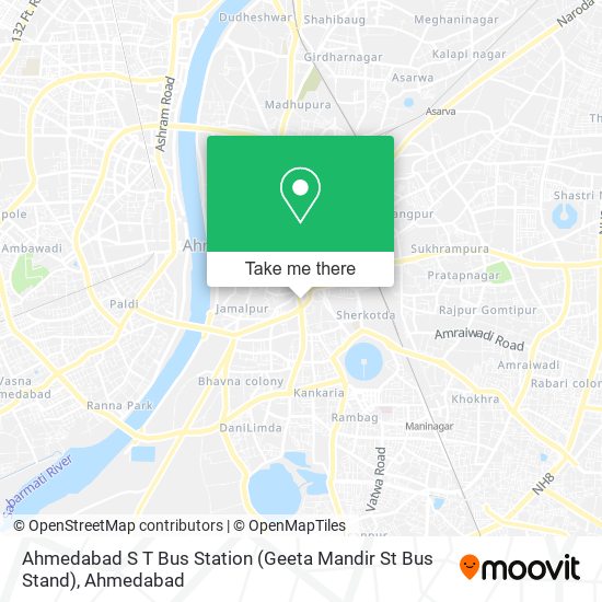 Ahmedabad S T Bus Station (Geeta Mandir St Bus Stand) map