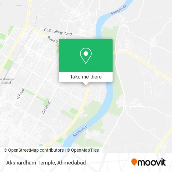 Akshardham Temple map
