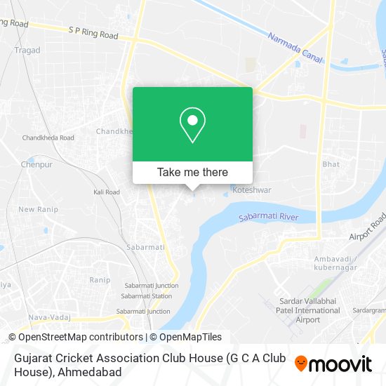 Gujarat Cricket Association Club House (G C A Club House) map