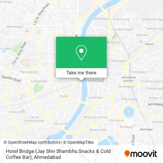 Hotel Bridge (Jay Shiv Shambhu Snacks & Cold Coffee Bar) map