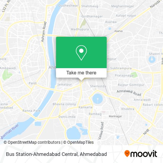 Bus Station-Ahmedabad Central map
