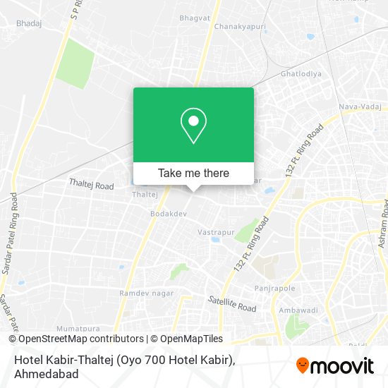 Hotel Kabir-Thaltej (Oyo 700 Hotel Kabir) map