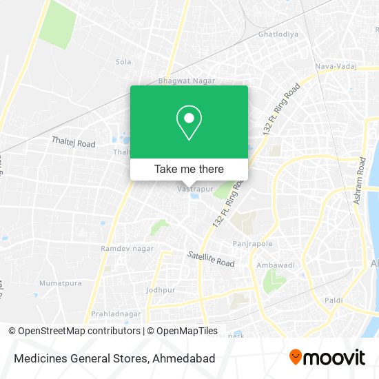 Medicines General Stores map