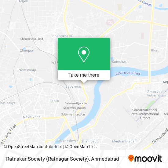 Ratnakar Society (Ratnagar Society) map