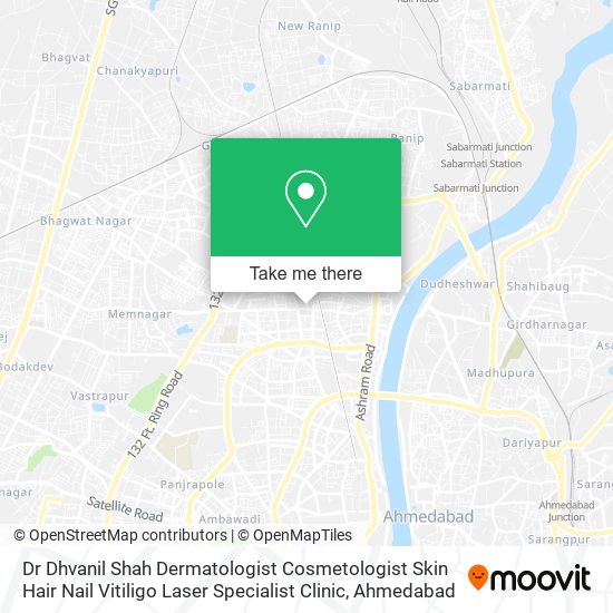 Dr Dhvanil Shah Dermatologist Cosmetologist Skin Hair Nail Vitiligo Laser Specialist Clinic map