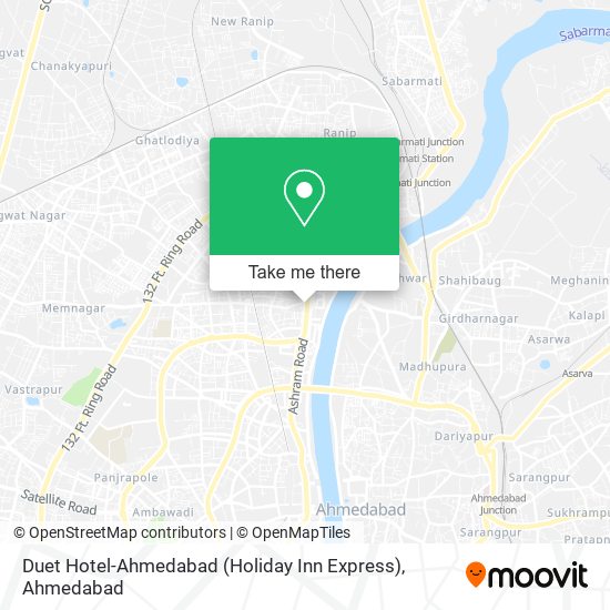 Duet Hotel-Ahmedabad (Holiday Inn Express) map
