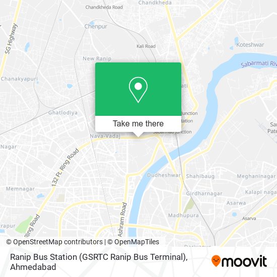 Ranip Bus Station (GSRTC Ranip Bus Terminal) map