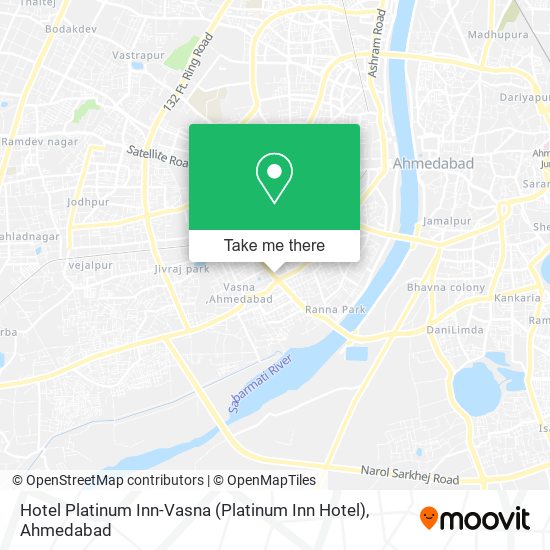 Hotel Platinum Inn-Vasna map