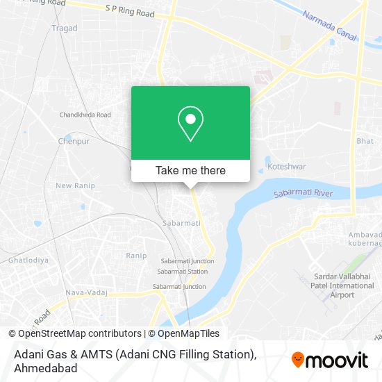 Adani Gas & AMTS (Adani CNG Filling Station) map