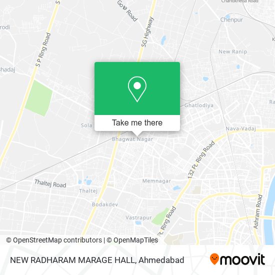 NEW RADHARAM MARAGE HALL map