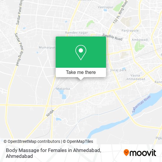 Body Massage for Females in Ahmedabad map