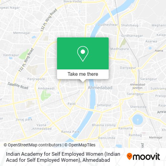 Indian Academy for Self Employed Women map